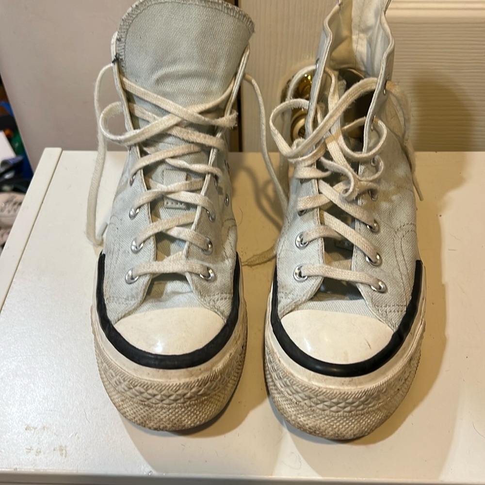 Converse light blues